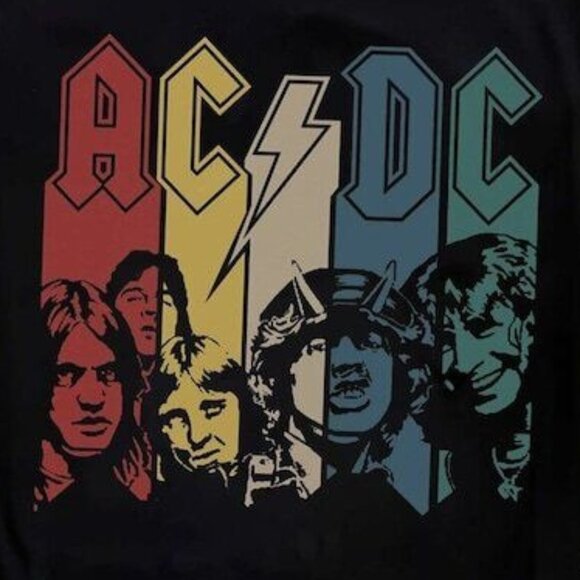 ACDC Retro Rock Vintage Graphic Band Music Fan T Shirt 92 - Picture 2 of 5